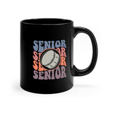 Senior Retro - Bass Drum - 11oz Black Mug