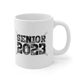 Senior 2023 - Black Lettering - Flute - 11oz White Mug