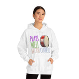 Plays Well With Others - Bass Drum - Hoodie