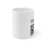 Senior 2023 - Black Lettering - Tenors/Quads - 11oz White Mug