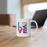 Marching Band - Love - Shako - 11oz White Mug