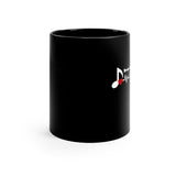 Drum Corps - Heartbeat - 11oz Black Mug