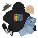 Vintage Rainbow Paint - Bass Drum - Hoodie