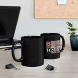 Bass Drum - Artsy Alphabet - 11oz Black Mug