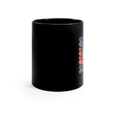 Senior Retro - Bass Drum - 11oz Black Mug