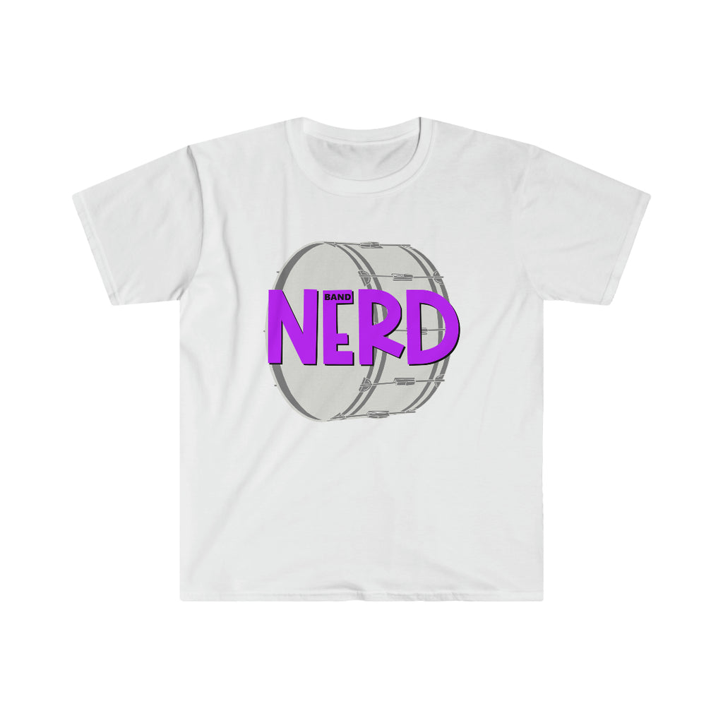 Band Nerd - Bass Drum - Unisex Softstyle T-Shirt