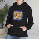 Vintage Blue Burlap - Cymbals - Hoodie