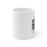 Senior 2023 - Black Lettering - Drumsticks - 11oz White Mug