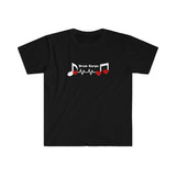 Drum Corps - Heartbeat - Unisex Softstyle T-Shirt