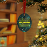 Marching Band - Retro - Yellow - Metal Ornament