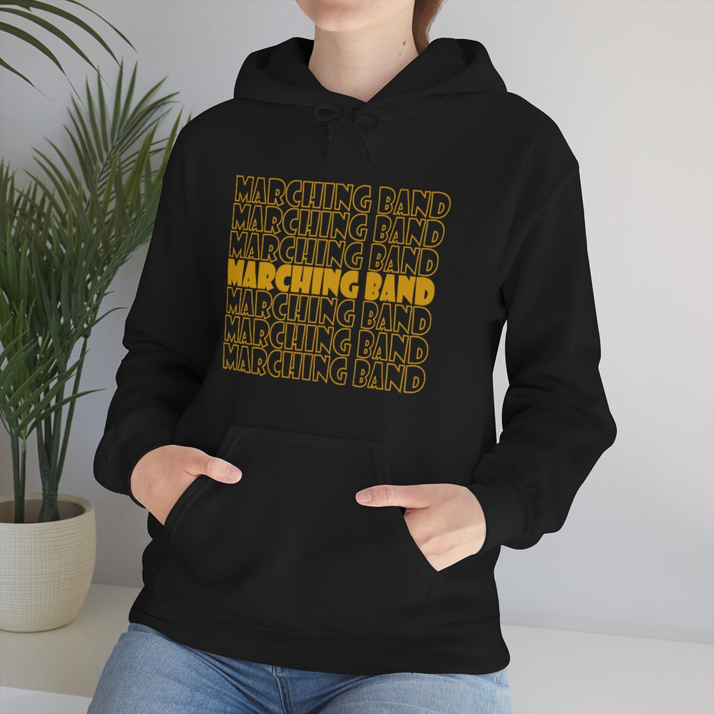 Marching Band - Retro - Gold - Hoodie