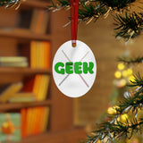 Band Geek - Drumsticks - Metal Ornament