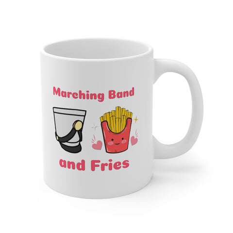 Marching Band - Fries - 11oz White Mug