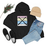 Vintage Grunge Pastel Lines - Drumsticks - Hoodie