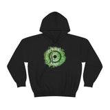 Vintage Green Cloud - Snare Drum - Hoodie