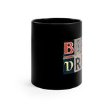 Bass Drum - Artsy Alphabet - 11oz Black Mug