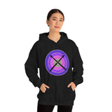 Vintage Grunge Purple Circle - Drumsticks - Hoodie