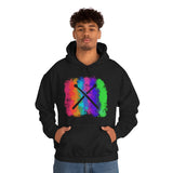 Vintage Rainbow Cloud - Drumsticks - Hoodie