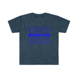 Marching Band - Retro - Blue - Unisex Softstyle T-Shirt