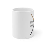 Instrument Chooses - Drumsticks - 11oz White Mug