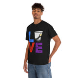 Marching Band - Love - Shako - Unisex Heavy Cotton Tee