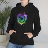 Vintage Rainbow Cloud Heart - Snare Drum - Hoodie