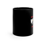 Marching Band - Pizza - 11oz Black Mug