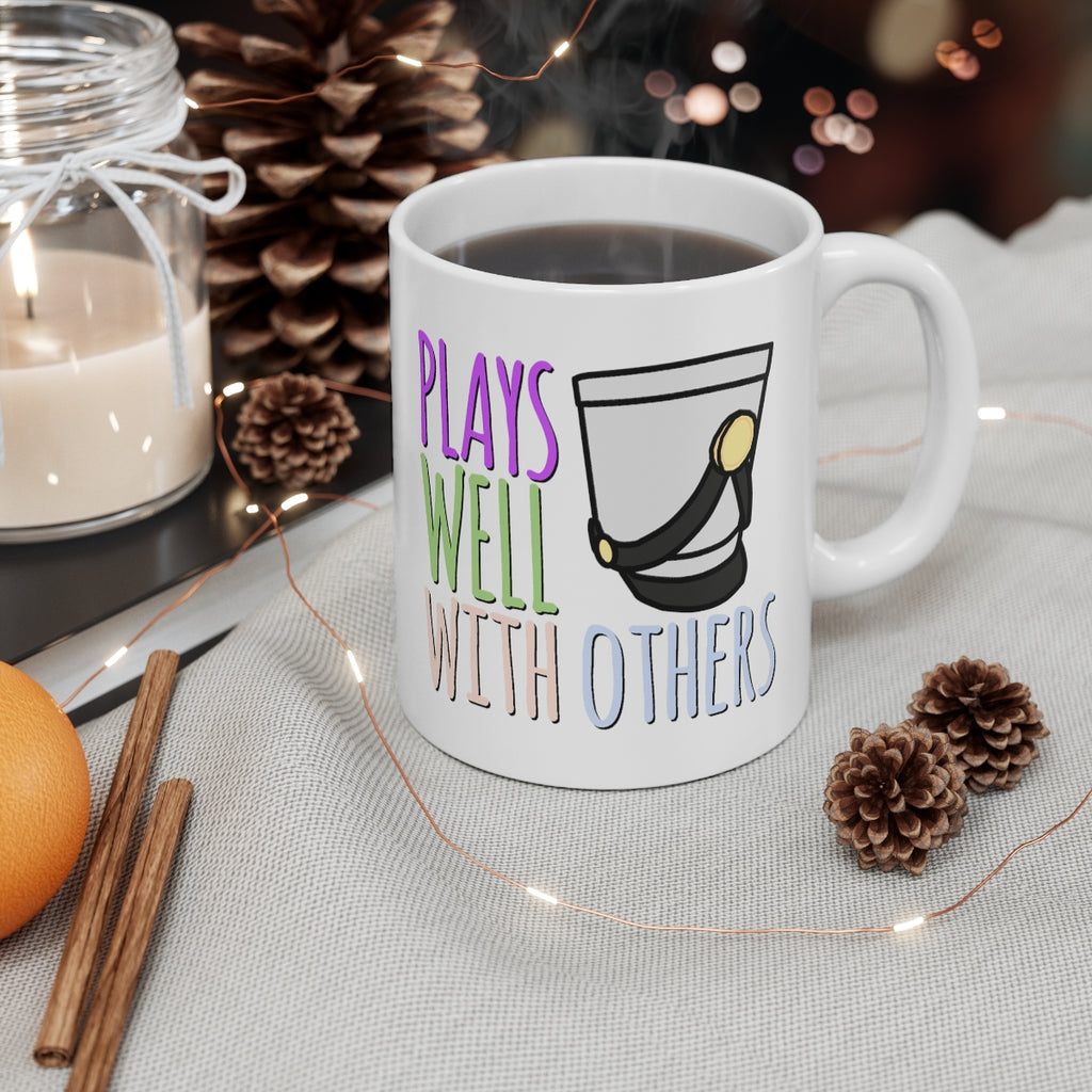 Plays Well With Others - Shako - 11oz White Mug