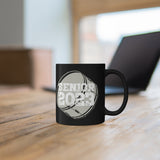 Senior 2023 - White Lettering - Bass Drum - 11oz Black Mug