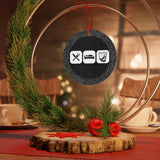 Eat, Sleep, Play - Shako - Metal Ornament