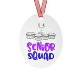 Senior Squad - Quads/Tenors - Metal Ornament