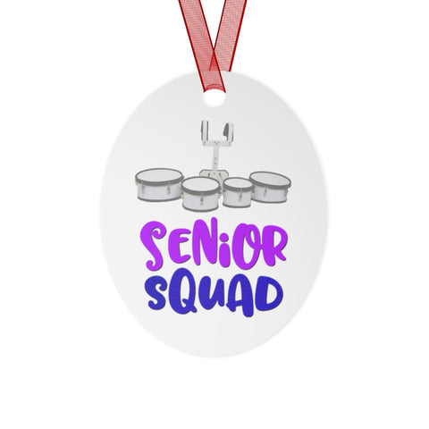 Senior Squad - Quads/Tenors - Metal Ornament