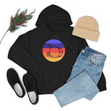 Vintage Grunge Circle Sunset - Bass Drum - Hoodie