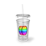Unapologetically Me - Rainbow - Bass Drum - Suave Acrylic Cup