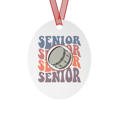 Senior Retro - Bass Drum - Metal Ornament