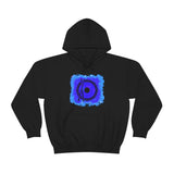 Vintage Blue Cloud - Snare Drum - Hoodie