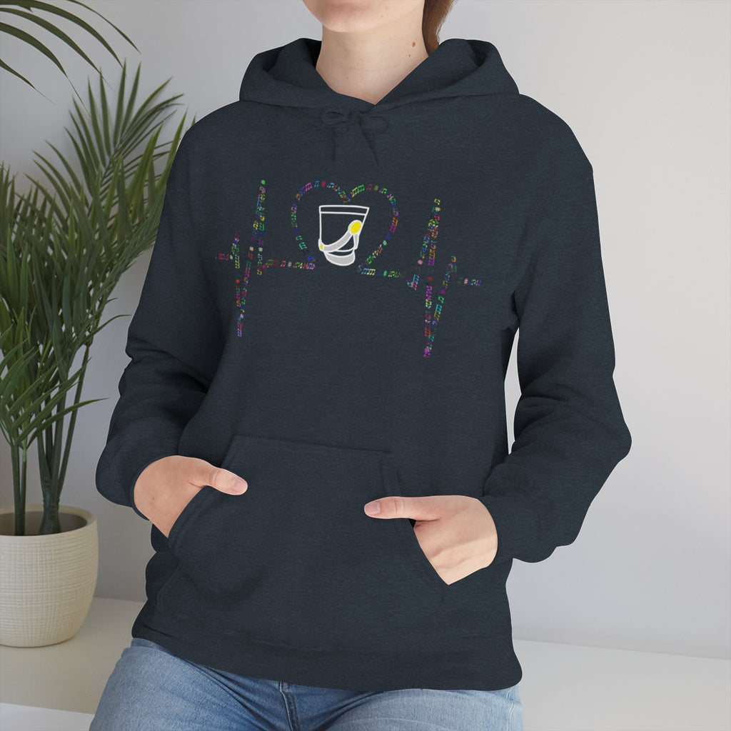 Marching Band - Heartbeat - Shako - Hoodie