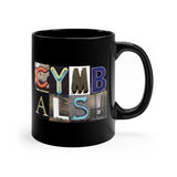 Cymbals - Artsy Alphabet - 11oz Black Mug