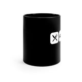 Eat, Sleep, Play - Drumsticks - 11oz Black Mug