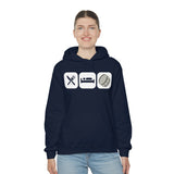 Eat, Sleep, Play - Bass Drum - Hoodie