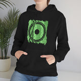 Vintage Green Glitter Dots - Snare Drum - Hoodie