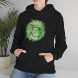 Vintage Green Cloud - Bass Drum - Hoodie