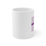Percussionist - Retro - Purple - 11oz White Mug