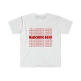 Marching Band - Retro - Red - Unisex Softstyle T-Shirt