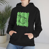 Vintage Green Glitter Dots - Bass Drum - Hoodie