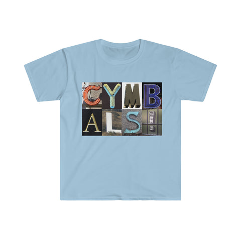 Cymbals - Artsy Alphabet - Unisex Softstyle T-Shirt