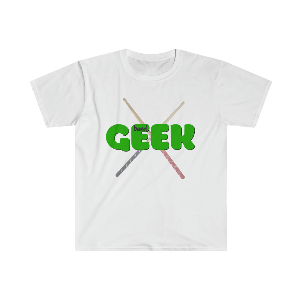 Band Geek - Drumsticks - Unisex Softstyle T-Shirt