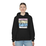 Vintage Grunge Pastel Lines - Cymbals - Hoodie