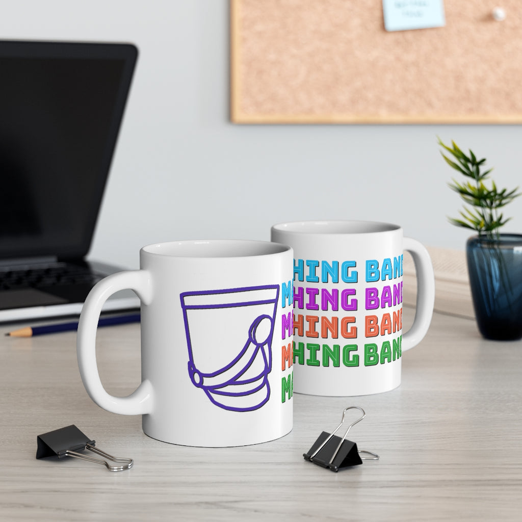 Marching Band - Retro Shako - 11oz White Mug