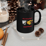 Marching Band - Pizza - 11oz Black Mug